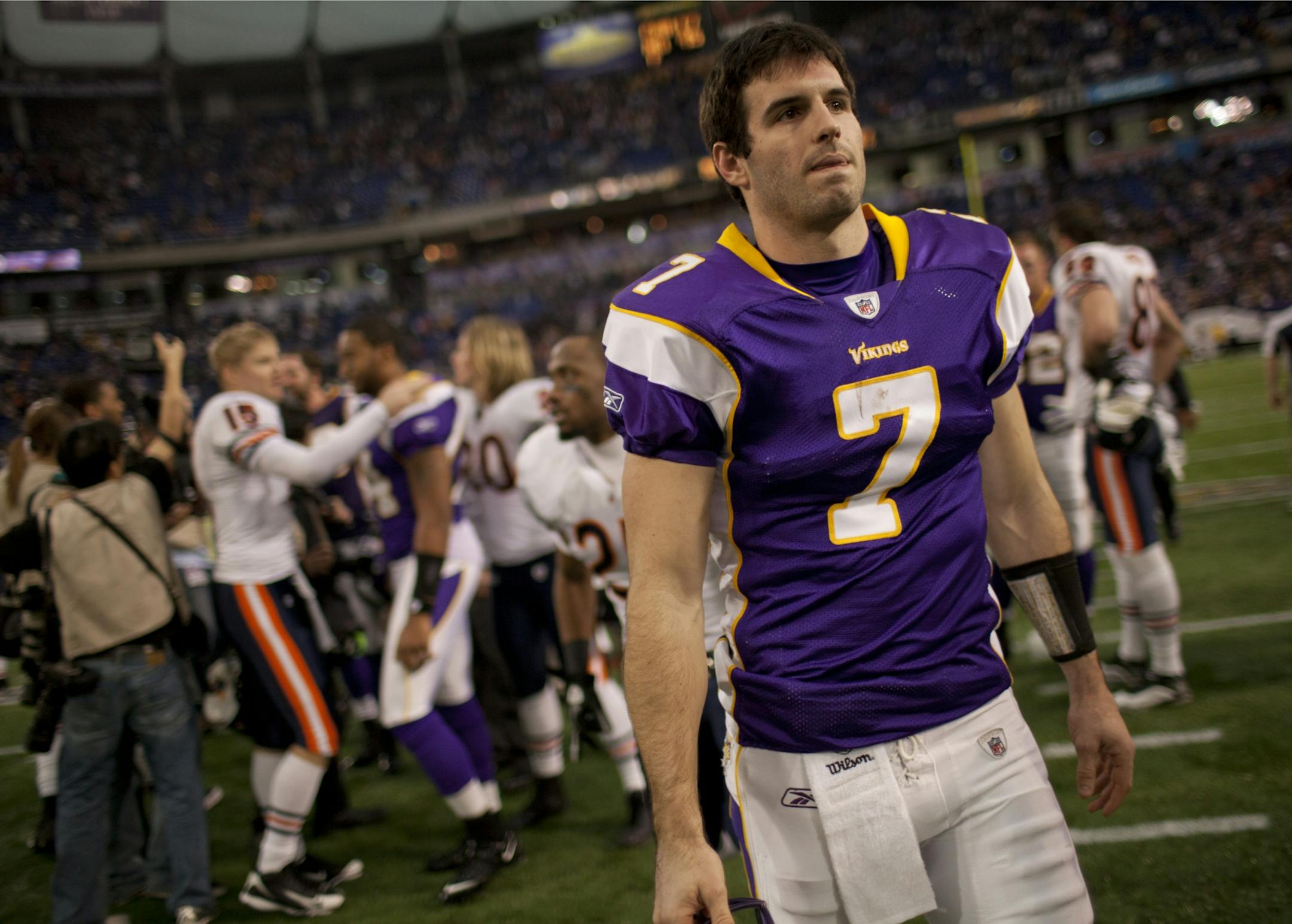Vikings quarterback Christian Ponder