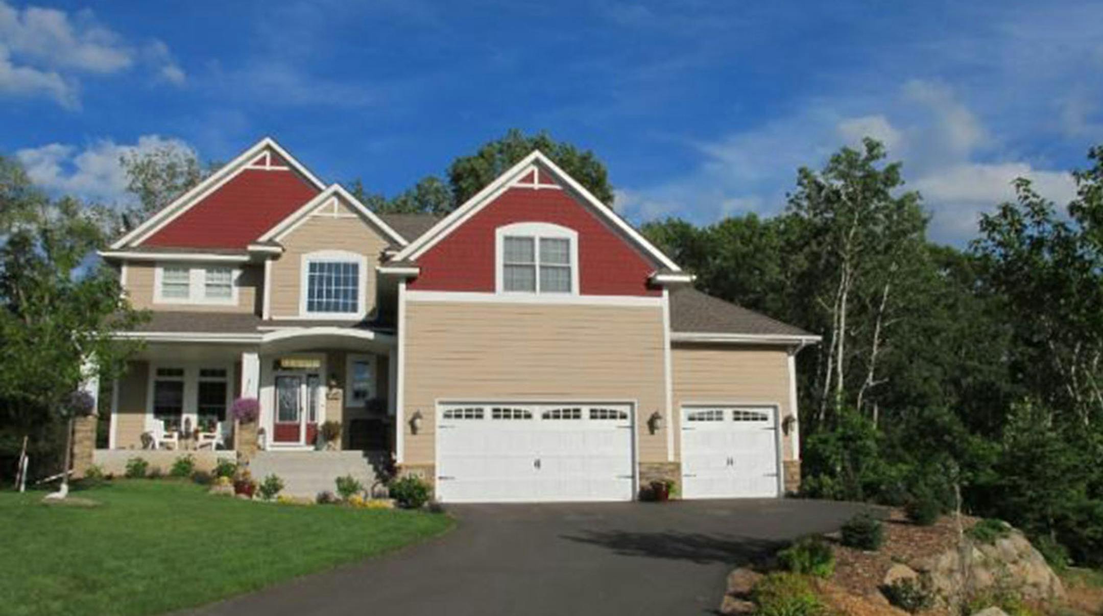 Little Canada
Built in 2016, this four-bedroom, three-bath house has 2,305 finished square feet and features four bedrooms on one level, upper level laundry, fireplace, hardwood floors, full walkout basement and deeded lake access with dock to Lake Gervais. Listed by Dick Kotoski, Coldwell Banker Burnet, 651-387-1314.