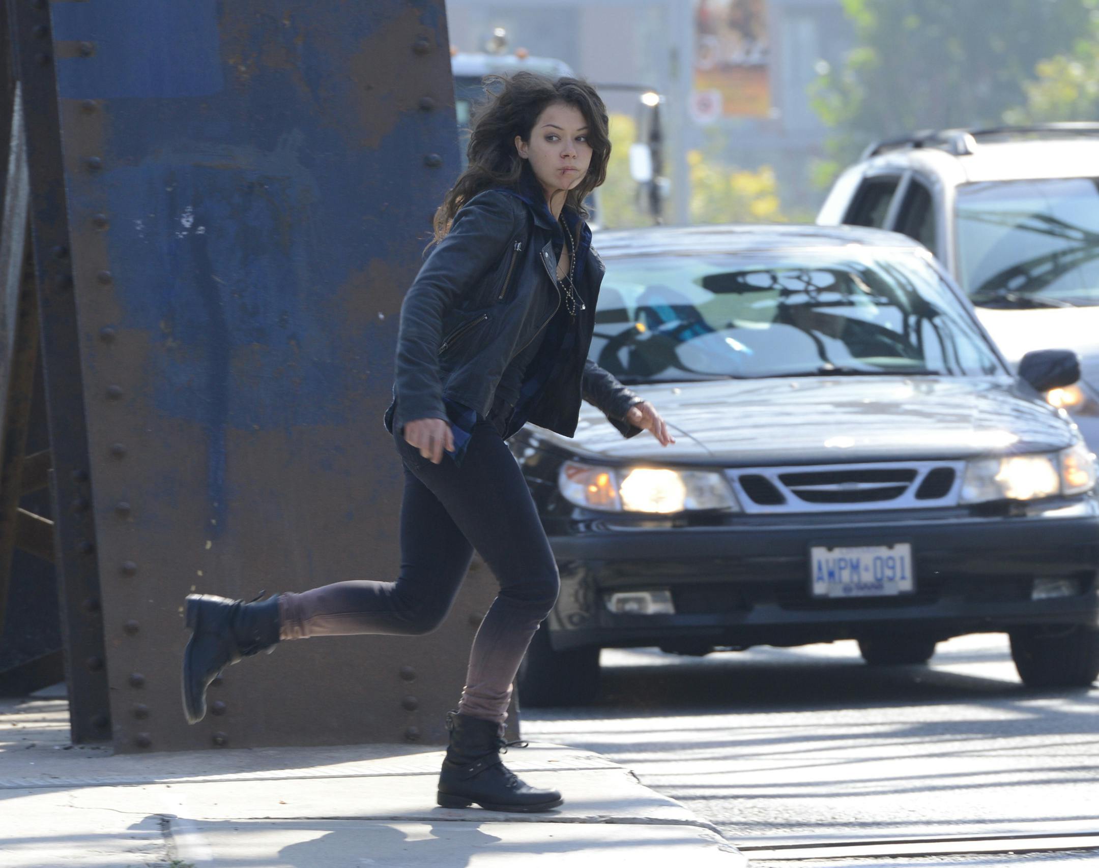 Orphan Black, Season 2, Episode 1, Sarah (Tatiana Maslany) credit: Steve Wilkie for BBC AMERICA