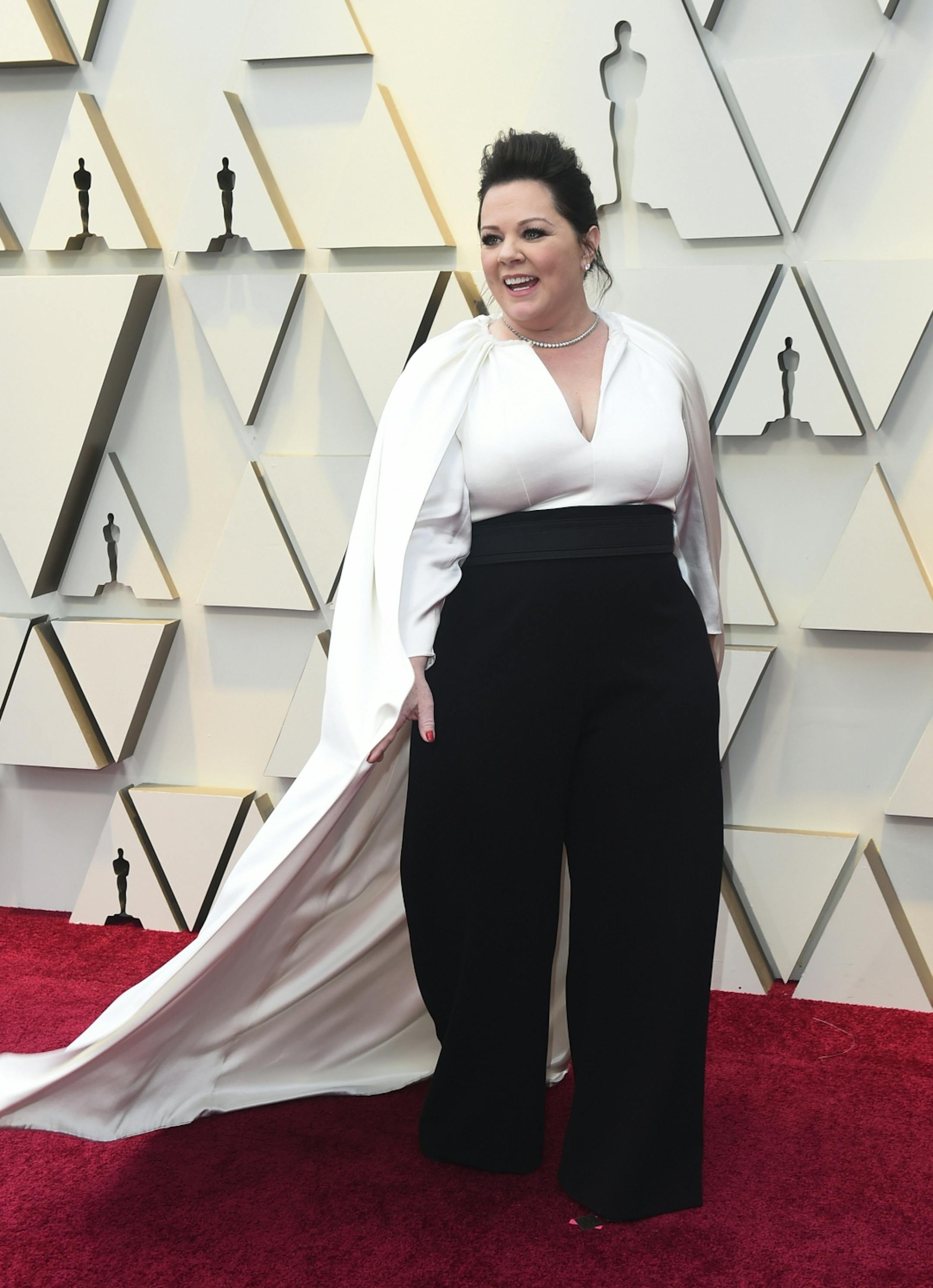 Melissa McCarthy arrives at the Oscars on Sunday, Feb. 24, 2019, at the Dolby Theatre in Los Angeles.