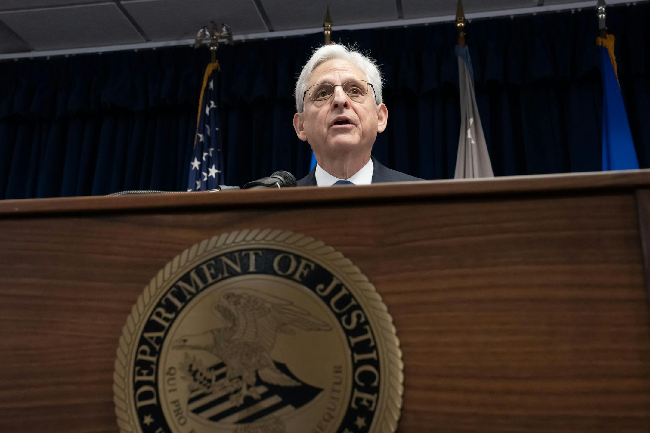 U.S. Attorney General Merrick Garland spoke about the DOJ investigation Friday, June 16, 2023 Minneapolis, Minn. Attorney General Merrick B. Garland, Associate Attorney General Vanita Gupta, Assistant Attorney General Kristen Clarke, First Assistant U.S. Attorney Ann Bildtsen for the District of Minnesota, Minneapolis Mayor Jacob Frey, and Minneapolis Police Chief Brian O'Hara will hold a press conference tomorrow on a civil rights matter.