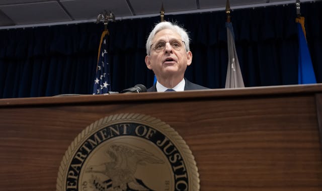 U.S. Attorney General Merrick Garland spoke about the DOJ investigation Friday, June 16, 2023 Minneapolis, Minn. Attorney General Merrick B. Garland, 