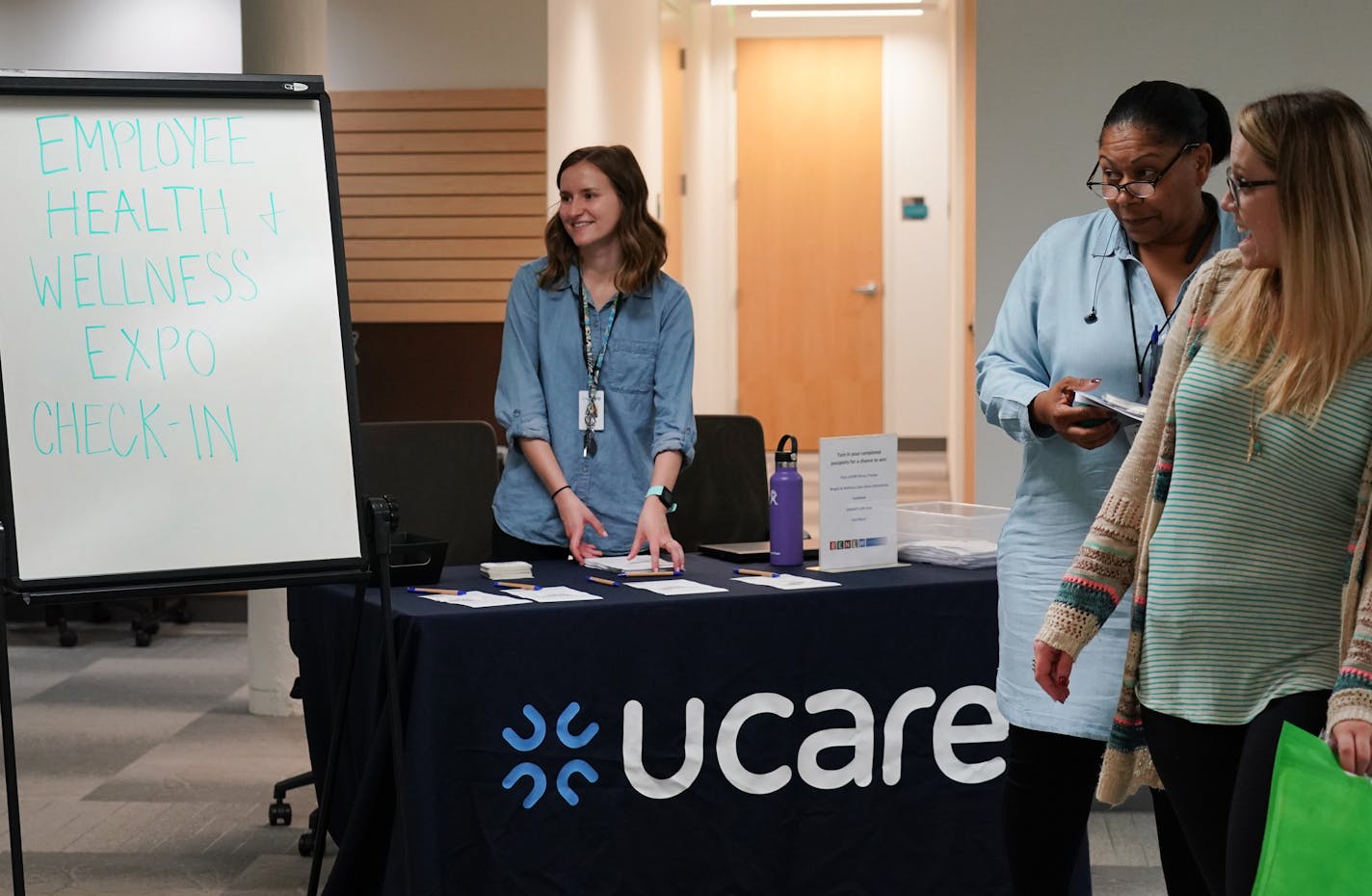 U Care held a wellness expo for employees over a work day lunch hour. Over a third of the company's employees were expected to show and participate with the incentive that visiting each vendor booth and marking off a passport would allow them a casual day in the office. ] Shari L. Gross &#x2022; shari.gross@startribune.com Minnesota United hosted Columbus Crew SC in an MLS soccer game on Saturday, May 18, 2019 at Allianz Field in St. Paul, Minn.