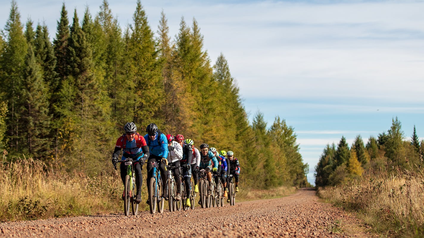 Gravel riding at the Heck of the North event in September 2018.