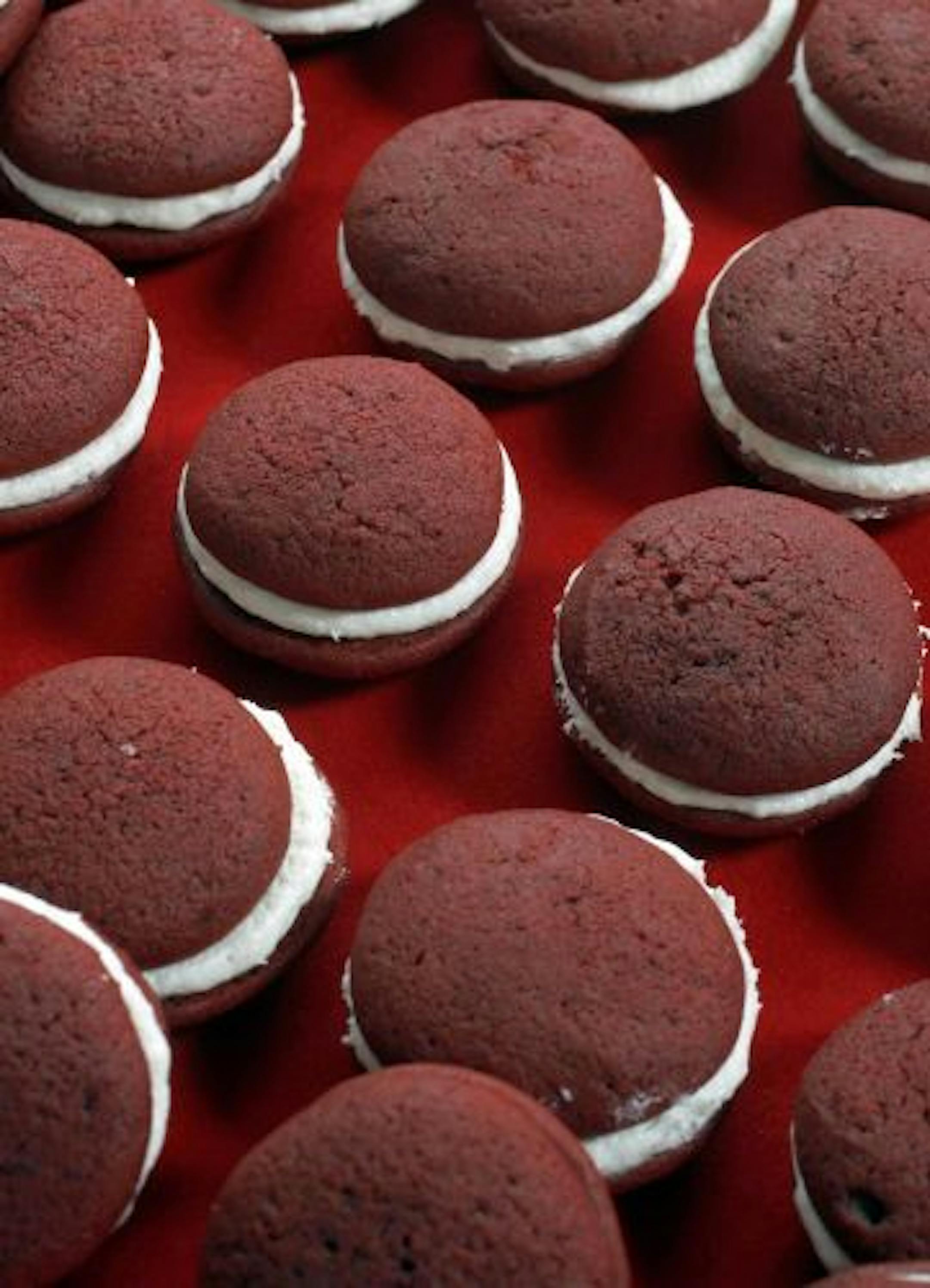 Red Velvet Whoopie Pies by Mike Burakowski