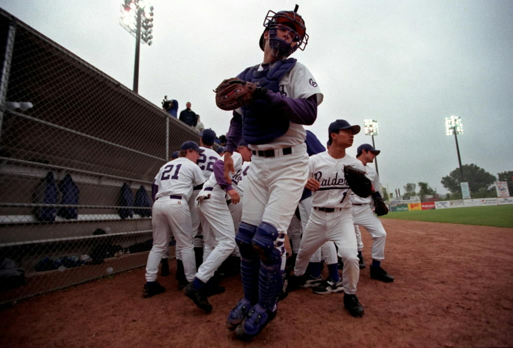 Joe Mauer at Cretin-Derham Hall in 2001.