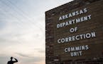 FILE -- The Arkansas Department of Corrections Cummins Unit, which houses the state&#x2019;s execution chamber, in Gould, Ark., April 14, 2017. Arkans