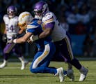 Jaleel Johnson sacked Los Angeles Chargers quarterback Philip Rivers in the second quarter last December