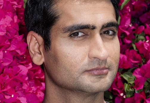 Actor, comedian and podcast host Kumail Nanjiani in Griffith Park in Los Angeles, April 17, 2017. Nanjiani and his wife, Emily Gordon, co-wrote the romantic comedy &#x201c;The Big Sick,&#x201d; based on their real life courtship. (Brinson+Banks/The New York Times)