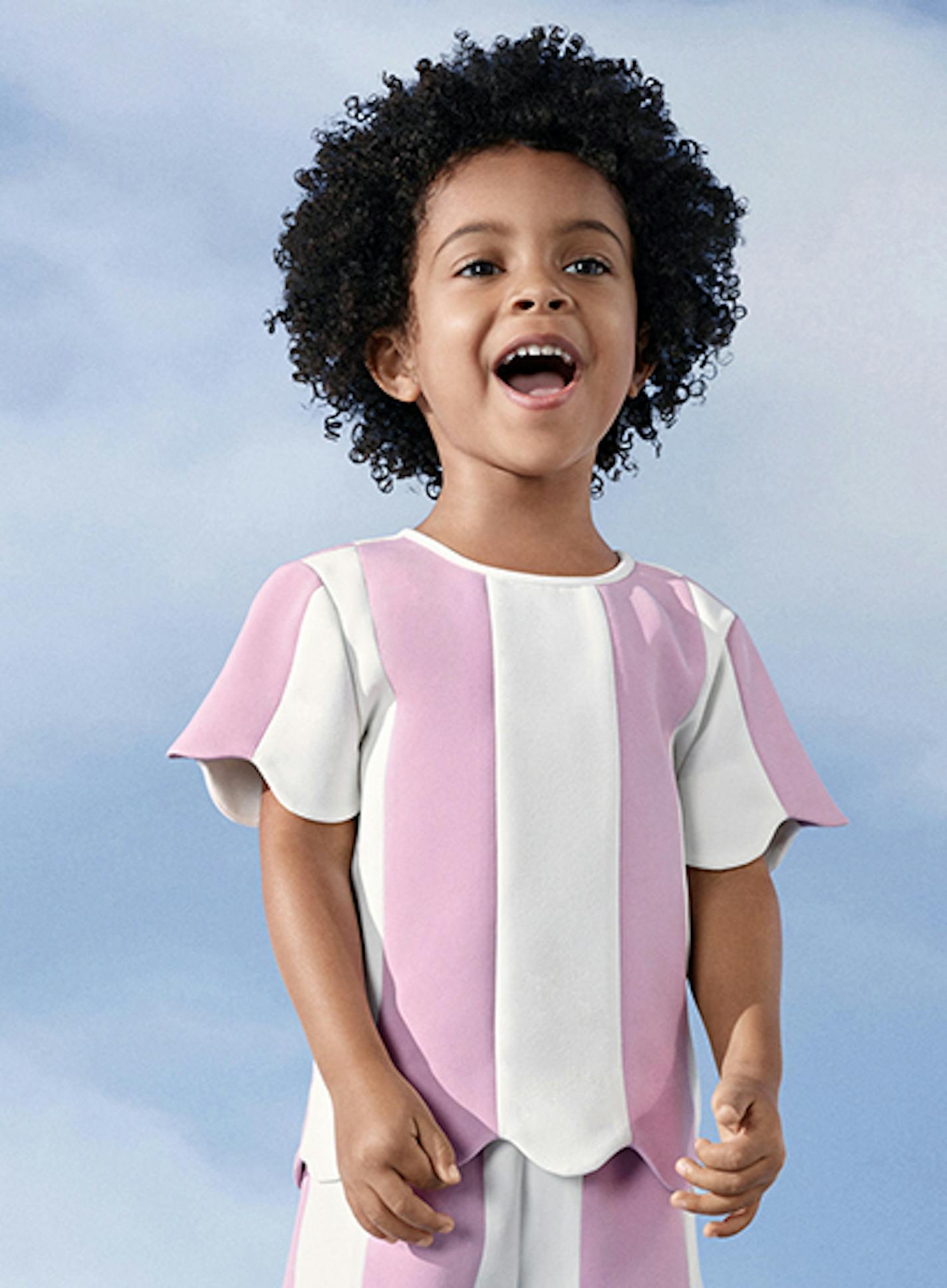 Circus Scallop style
Toddler Girls' Mauve Stripe Scallop Sleeve Top and Short Set
$25.00