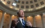 FILE - In this April 24, 2018, file photo, Sen. Rand Paul, R-Ky., a member of the Senate Foreign Relations Committee, speaks during a TV news intervie