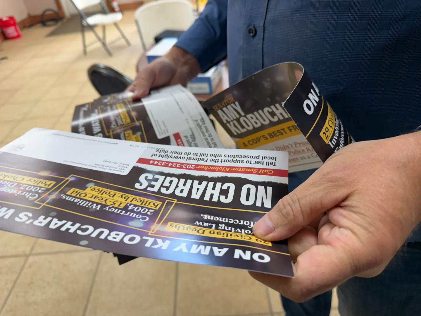 Who's behind those anti-Klobuchar mailers?