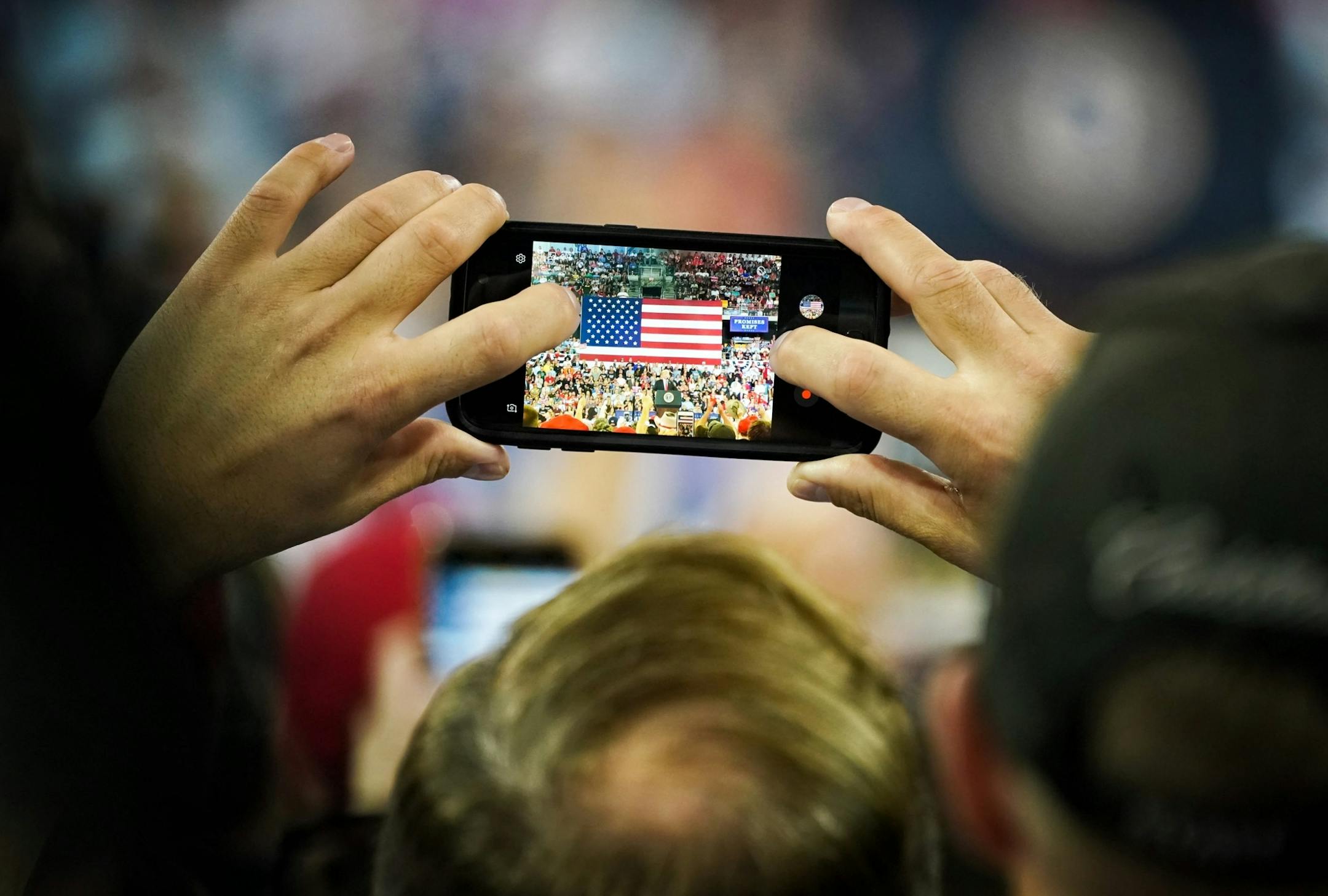 President Donald Trump made his first visit to Minnesota as president.