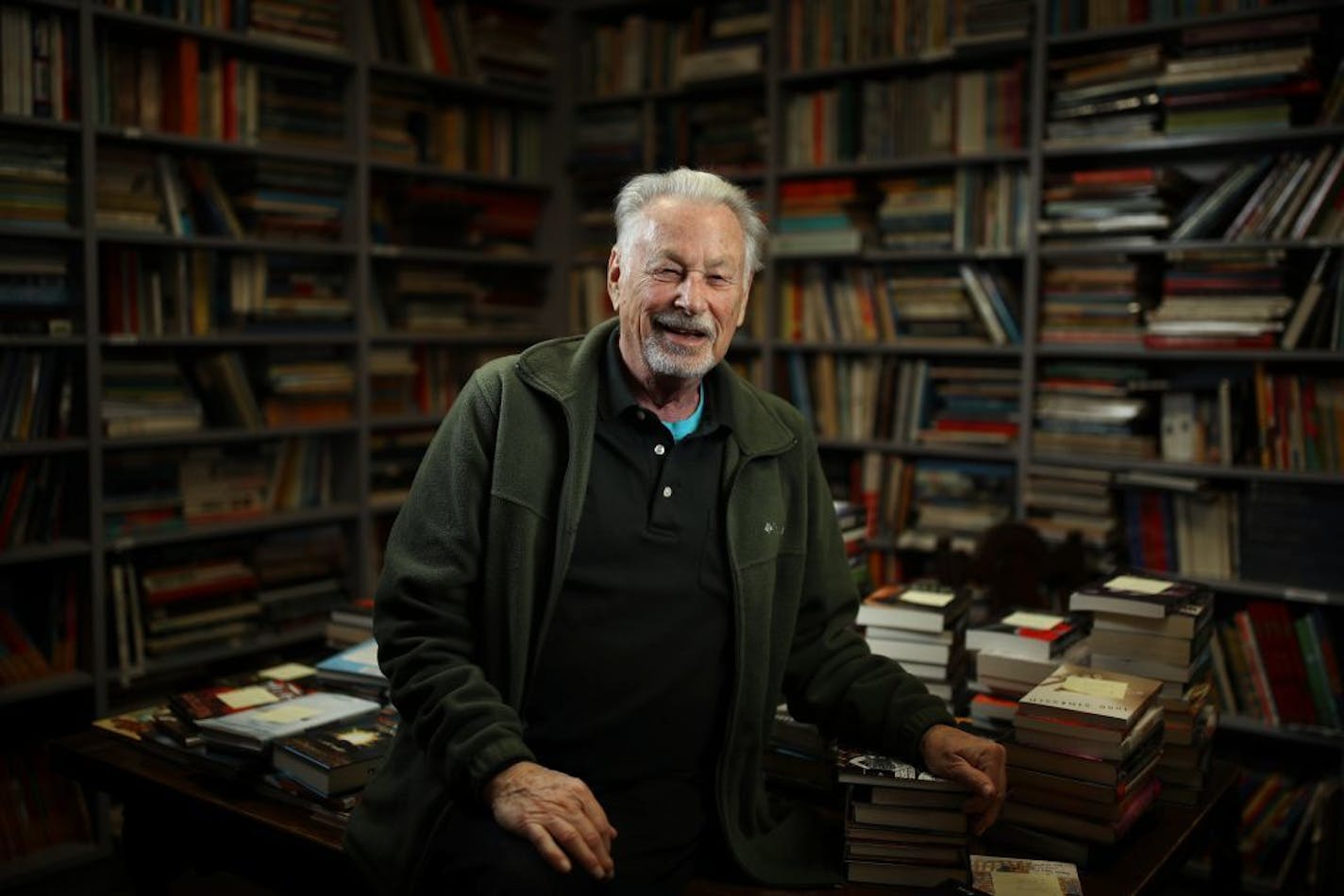 Portrait of Harry Lerner founder of Lerner Books Monday October 30,2017 in Minneapolis , MN.