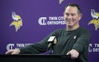 Mike Zimmer addressed the media during his season ending press conference at the TCO Performance Center in Eagan, MN, Monday, January 13, 2020. ] ELIZ