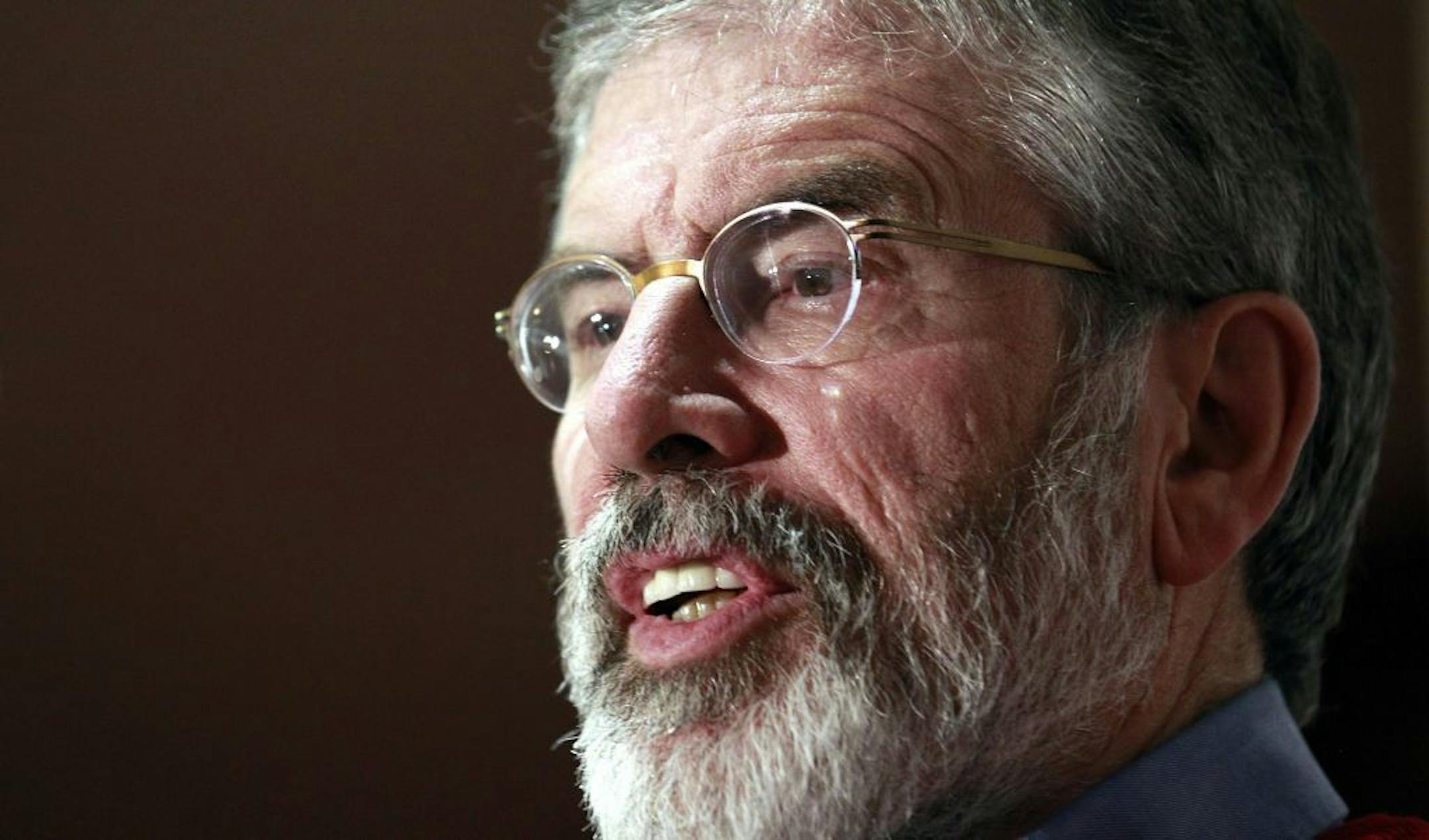 Sinn Fein President Gerry Adams