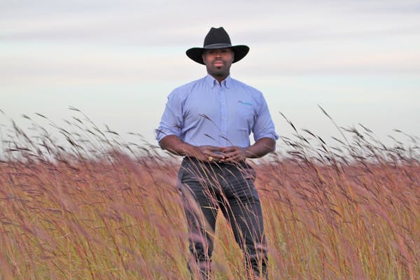 Marshall Johnson, a University of Minnesota graduate, has brought his conservation farming strategies to restore grassland habitat to a larger scale a