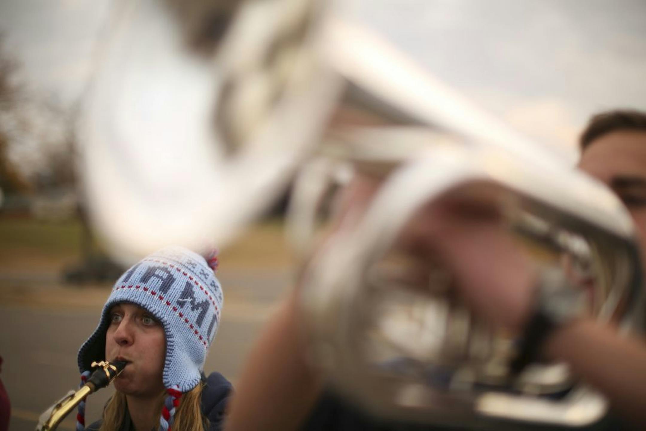 For thousands of students, parents and lovers of Souza at the Metrodome Saturday, the music from the Youth In Music marching band championship will be more than just soul-stirring. For many it will be deafening -- the equivalent of sitting 100 feet from a jet plane during takeoff. More and more, directors who stand in front of their bands and orchestras -- and some students -- are wearing earplugs, some costing hundreds of dollars, to preserve what's left of their damaged hearing. Seven-time def