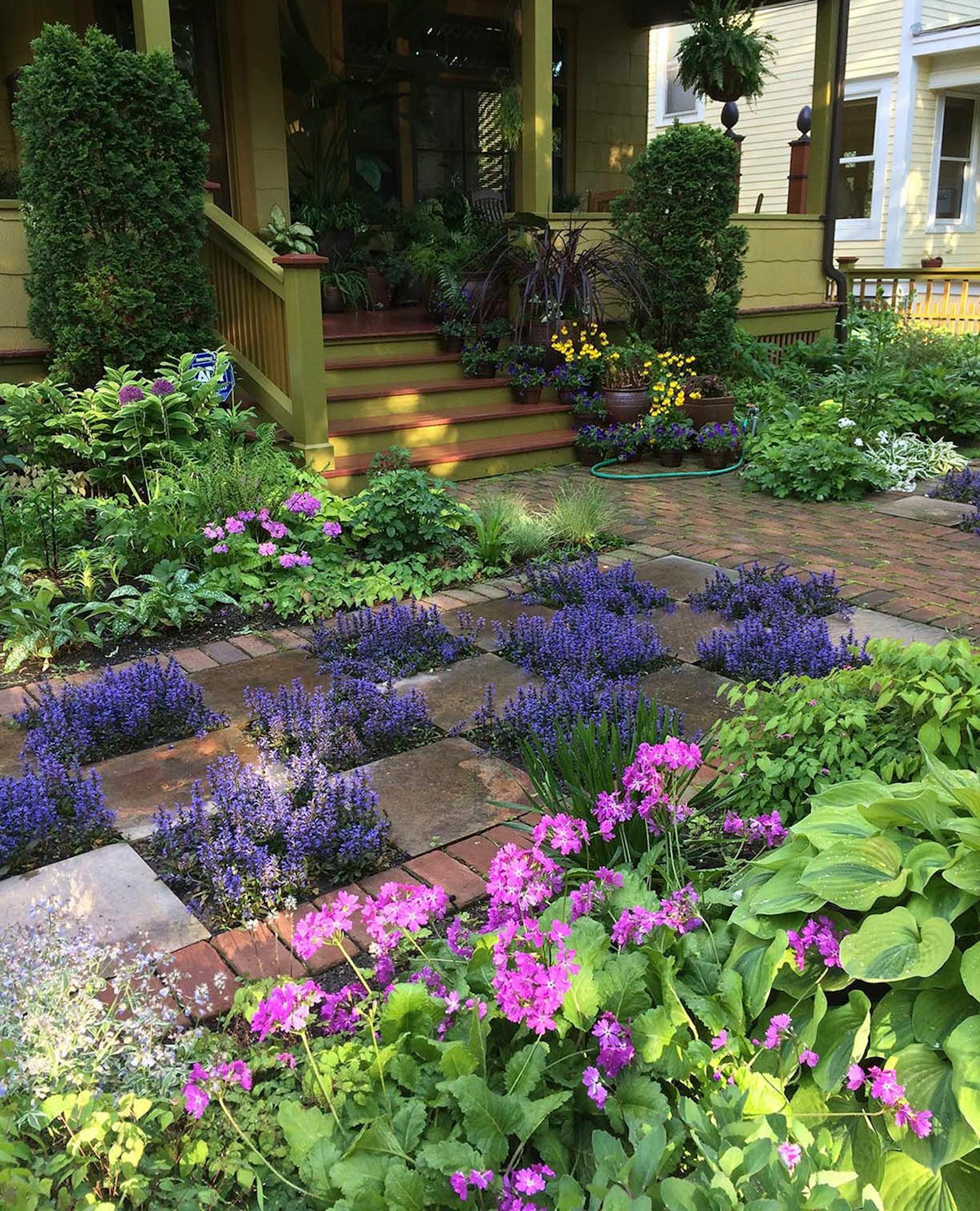 Frank Fitzgerald's front-yard garden in Minneapolis.