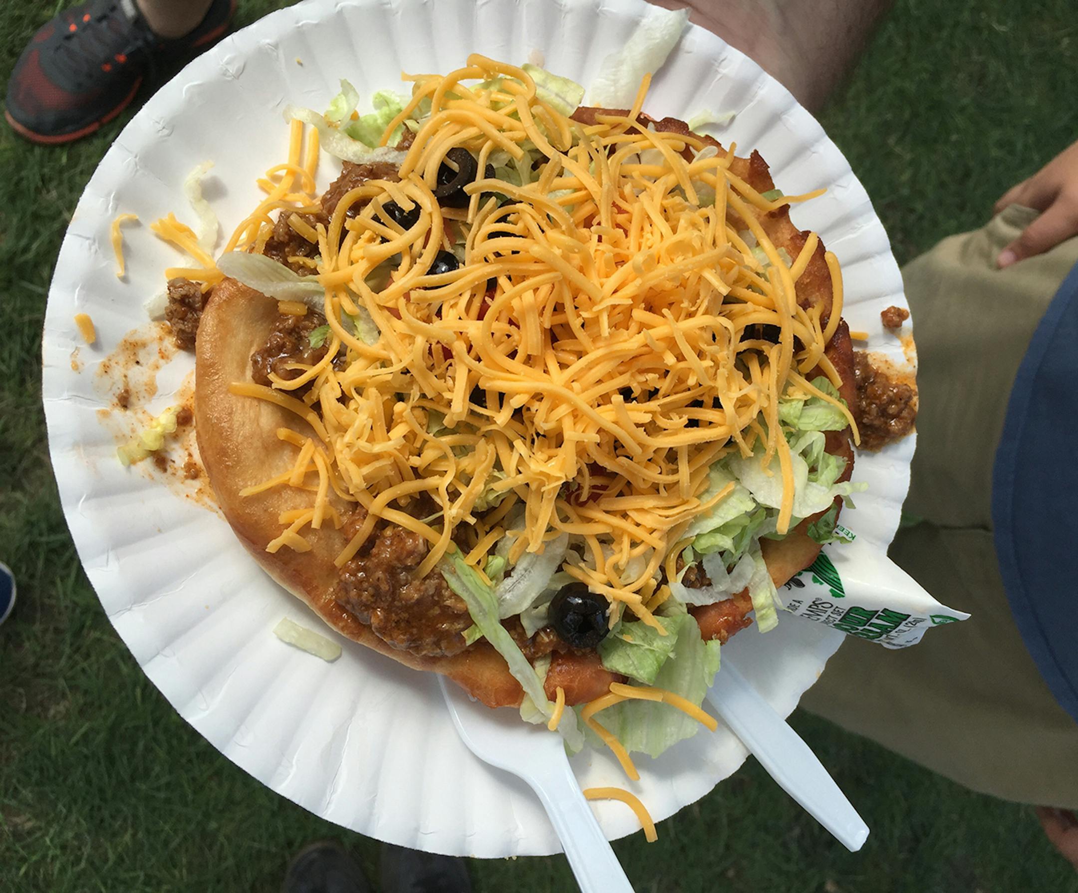 Rick Nelson, Star Tribune Minnesota State Fair 2016: New food Fry Bread Taco, Oof-da Tacos
