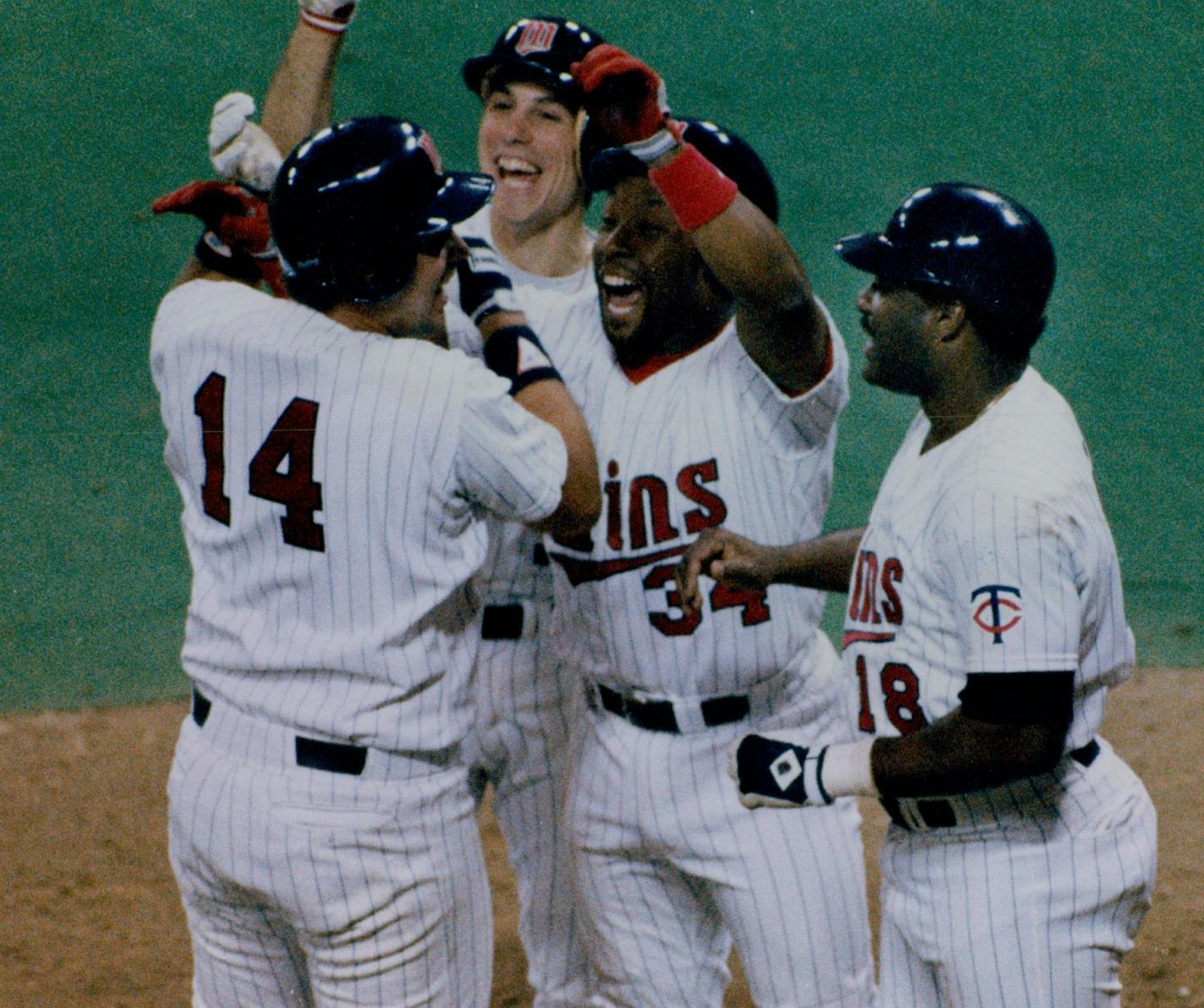 The Twins and their fans rejoiced after Kent Hrbek's Game 6 grand slam in the 1987 World Series.