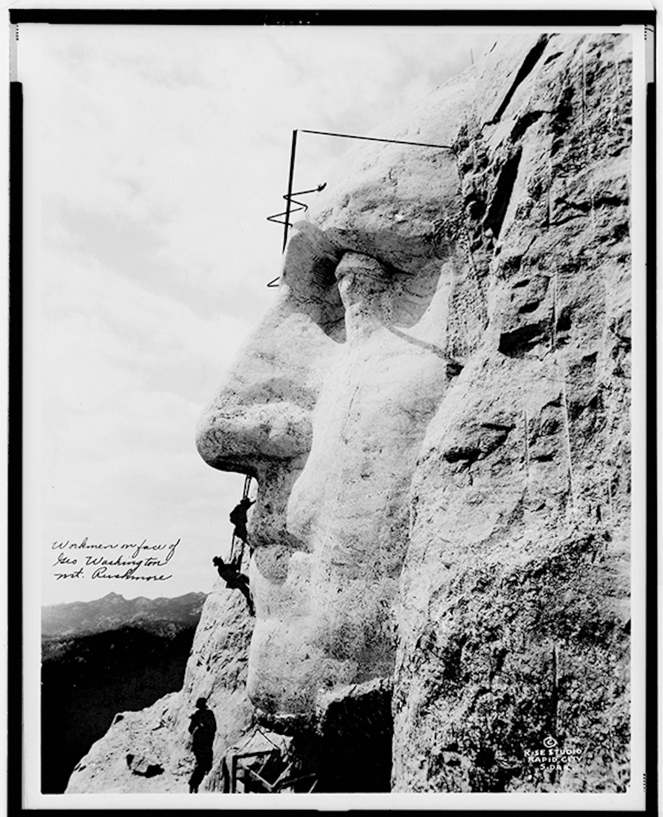 Construction of Mount Rushmore