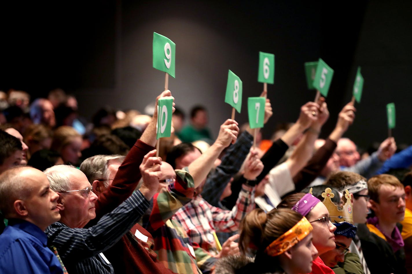 Math bowl judges judged the Minnesota State High School Mathematics League Tournament at South St. Paul High School, Monday, March 13, 2017 in South St. Paul, MN. ] ELIZABETH FLORES &#xef; liz.flores@startribune.com