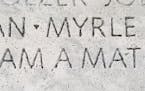 The name of Wayzata Police Officer William Mathews is etched into the National Law Enforcement Officers Memorial in Washington, D.C.