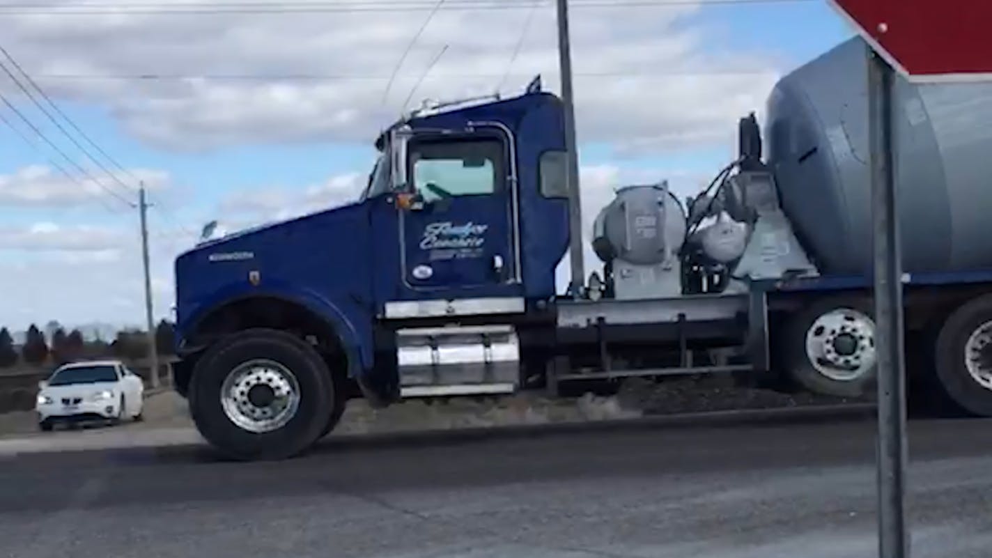 An 11-year old boy took a cement truck on a joyride in Dodge Center, Minn.