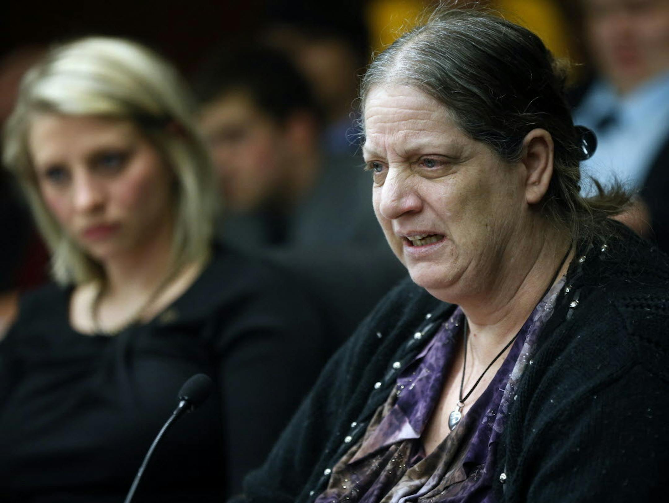 March 4, 2014: Jordan resident Joni Whiting gave harrowing testimony of her daughter dying from skin cancer at a House of Representatives committee meeting to review a bill for medical marijuana.