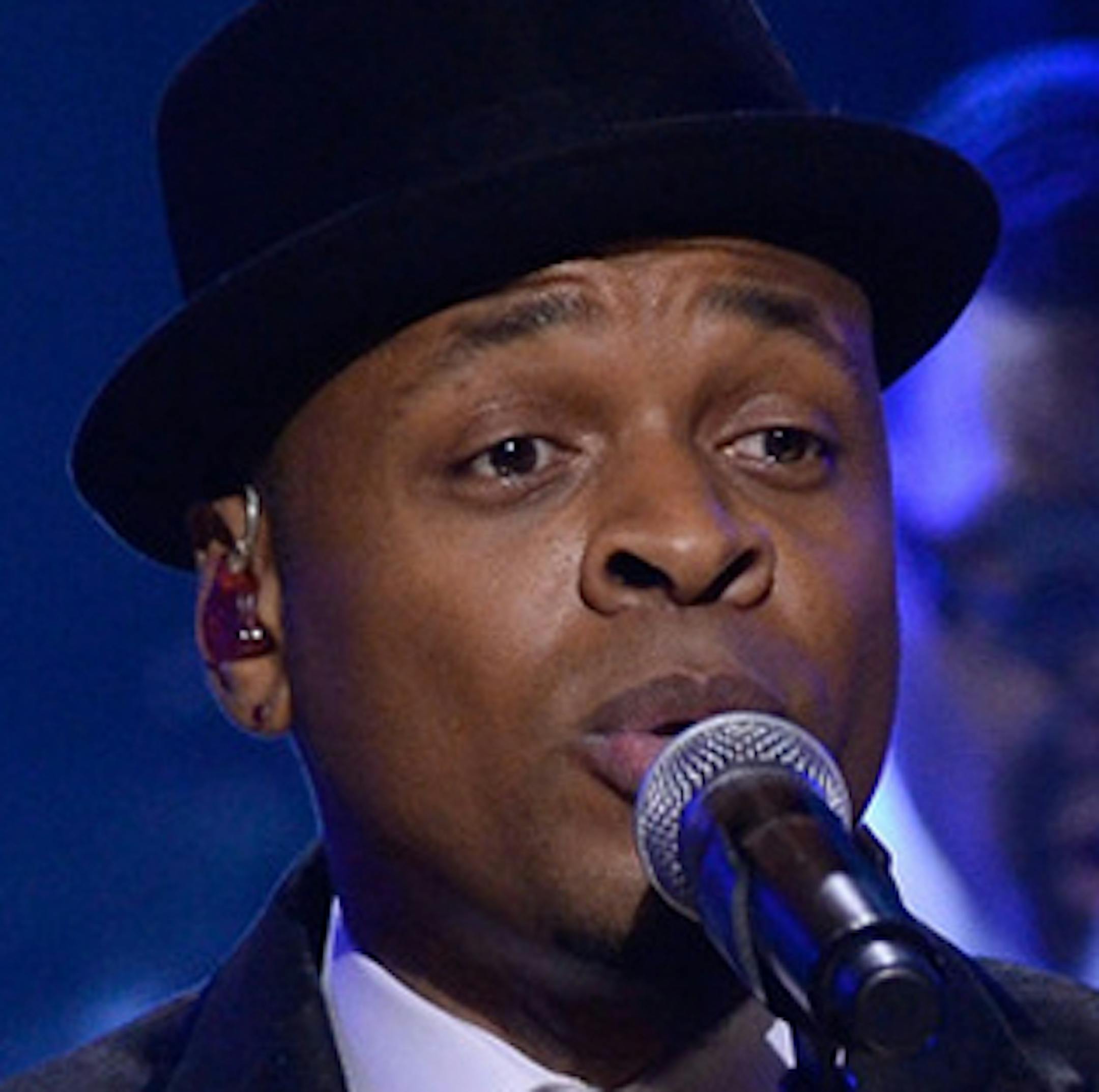 that‚Äôs Stokley Williams of Mint Condition with Brandon Commodore on drums ORG XMIT: MIN1302111010420904