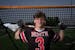 Lacrosse Metro Player of the Year Quinn Power of Lakeville North poses for a photo on the field at Lakeville North High School on Friday, June 9, 2023