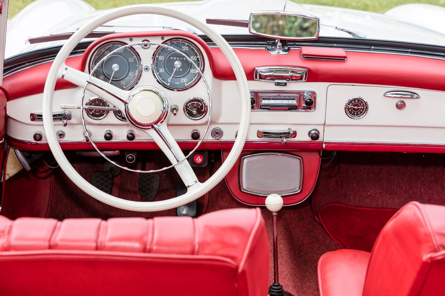 A damaged dashboard can be replaced.