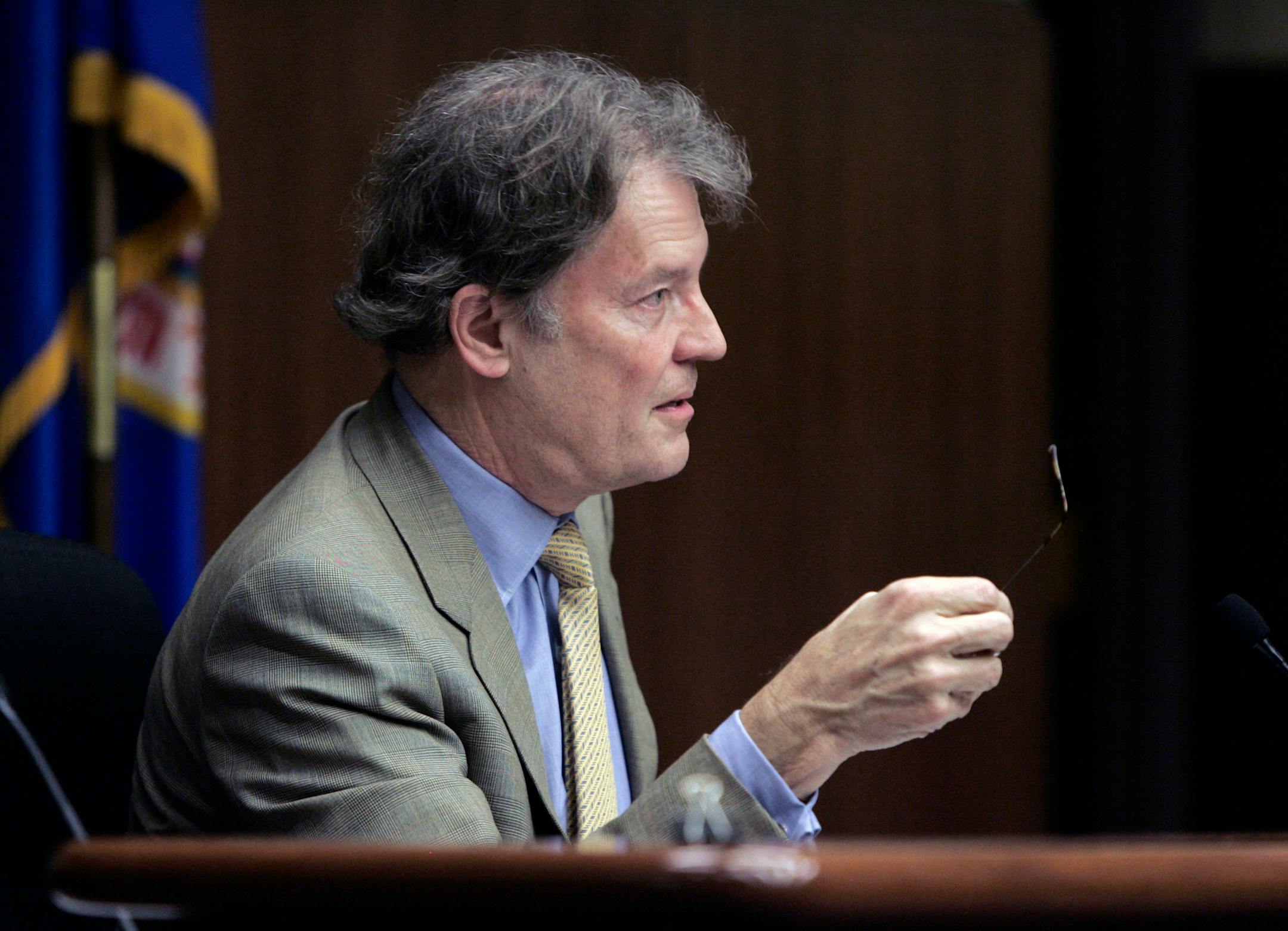 Ben Hirst, vice president of corporate affairs and general counsel for Northwest Airlines, testified Friday in St. Paul before a House committee examining the proposed merger of his company and Delta Air Lines. The panel is examining what the deal would mean to jobs, consumers, Minneapolis-St. Paul International Airport and Northwest's financial obligations to the state. Hirst told legislators that he doubted Delta would move the airline's corporate headquarters from Atlanta to Minnesota.