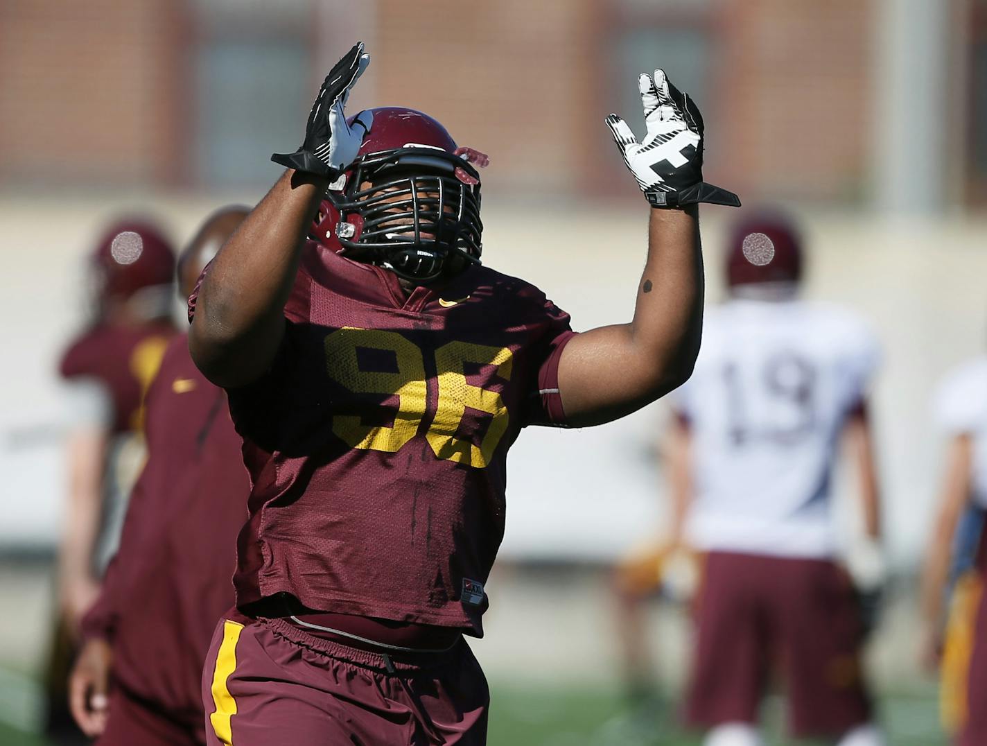 Gopher defensive tackle Steven Richardson