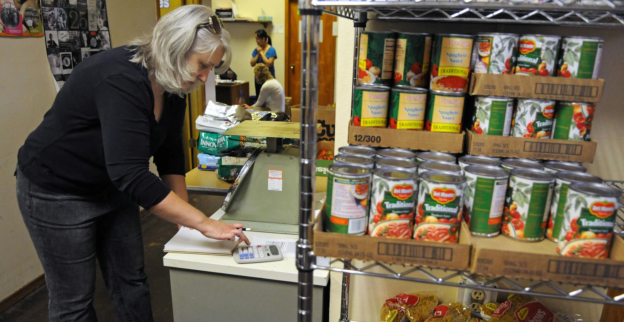 The St. Paul and Minneapolis Fire Departments are holding a contest to see which one can get the community to donate the most food in March. Proceeds in St. Paul will go to the Hallie Q. Brown Food Shelf. Richard Sennott&#x2022;rsennott@startribune.com