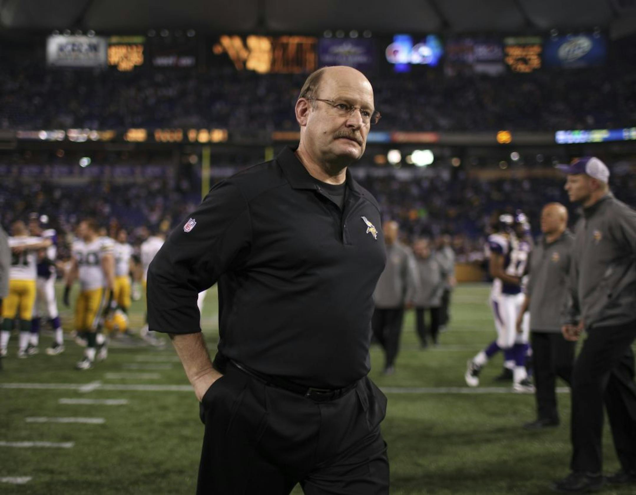 Former Vikings head coach Brad Childress