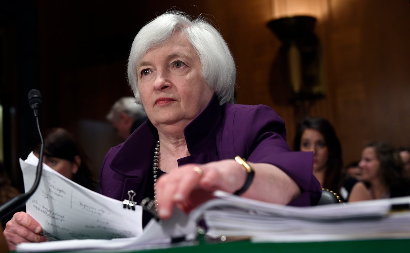 Federal Reserve Chair Janet Yellen is among officials who have suggested that the Fed&#x2019;s benchmark interest rate may be increased this year.