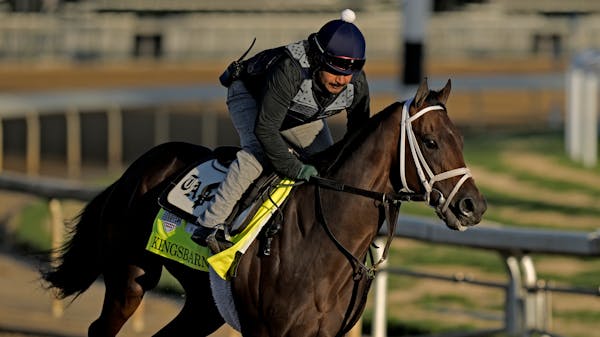 Kingsbarns worked out at Churchill Downs this week. He is Star Tribune handicapper Jay Lietzau’s pick to win the race and could pay double-digit odd