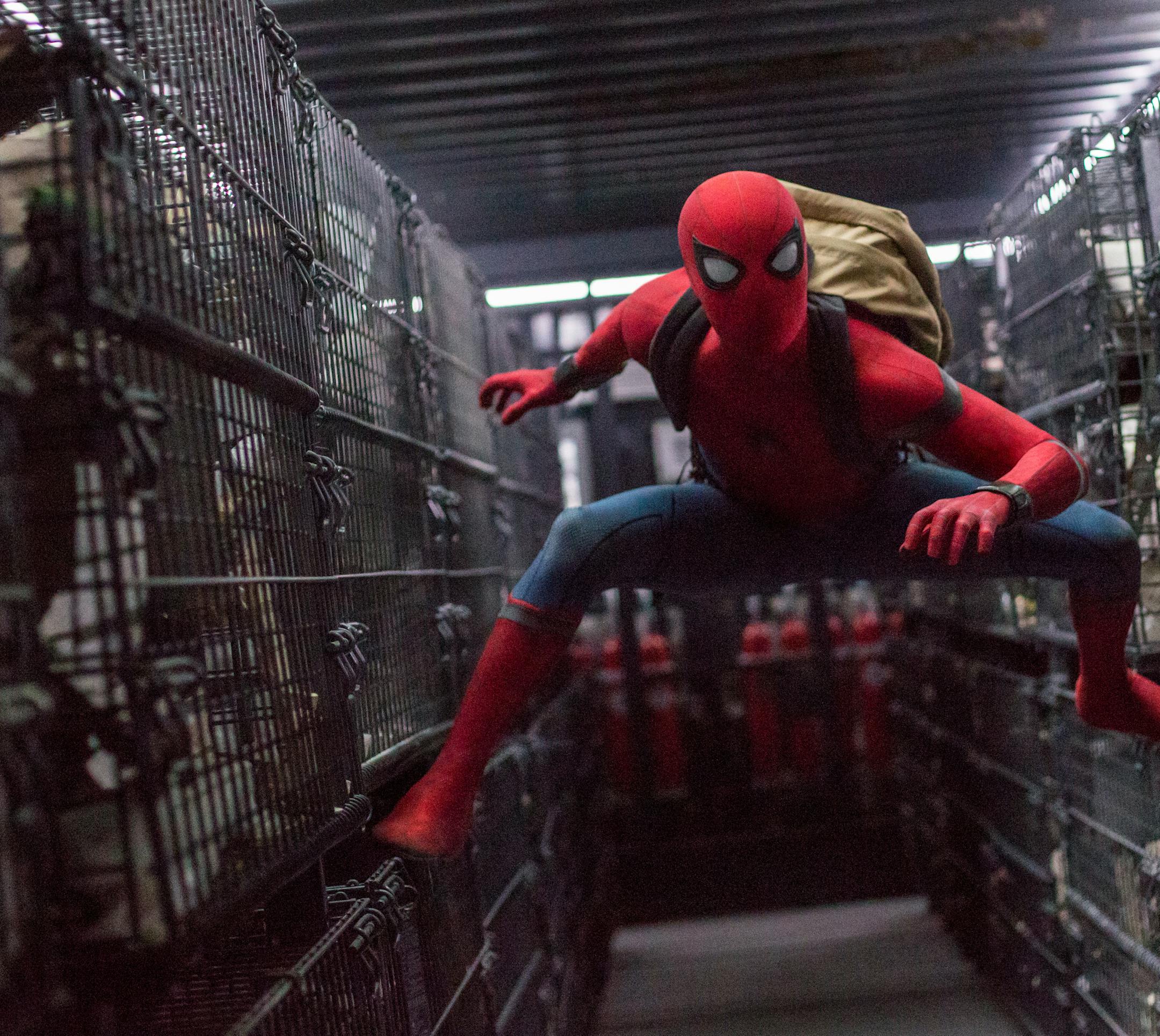 Tom Holland stars as Spider-Man in Columbia Pictures' SPIDER-MANô: HOMECOMING. ORG XMIT: Tom Holland (Finalized)