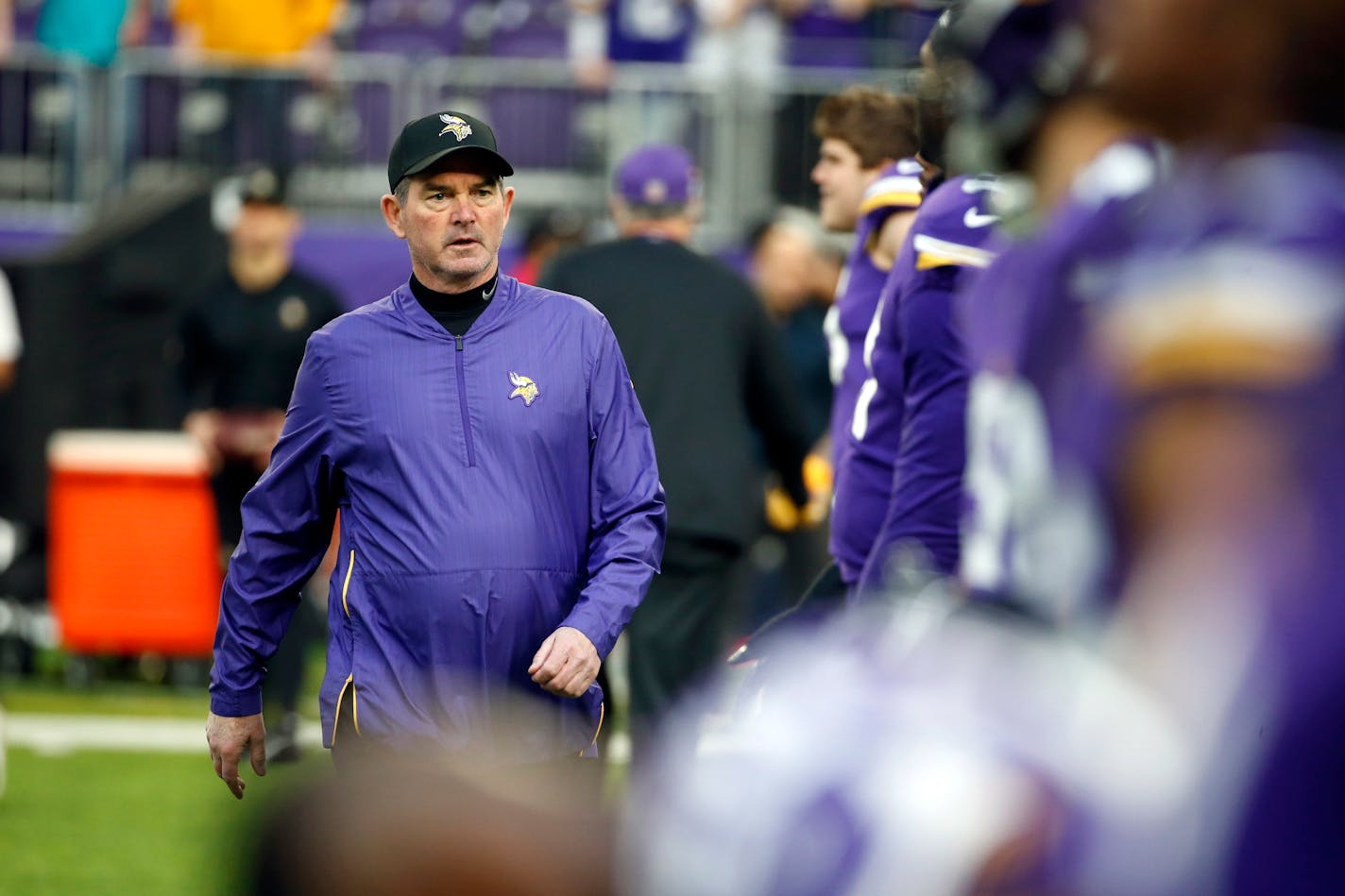 Vikings head coach Mike Zimmer