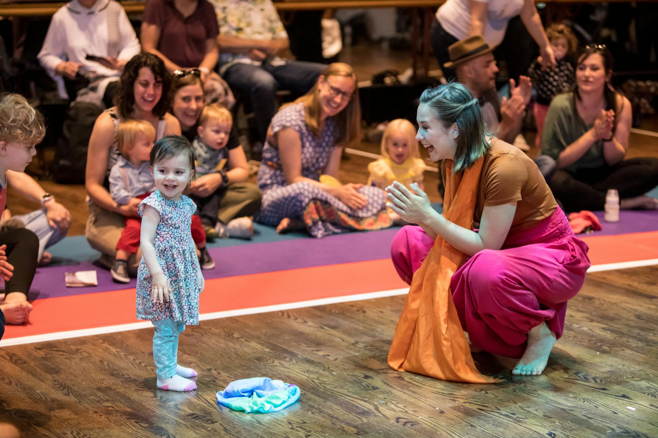 Rebecca Blackwell performs in the 2019 production of the baby opera "NOOMA."