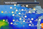 Cloudy Sunday - Messy Midweek System Still On Track