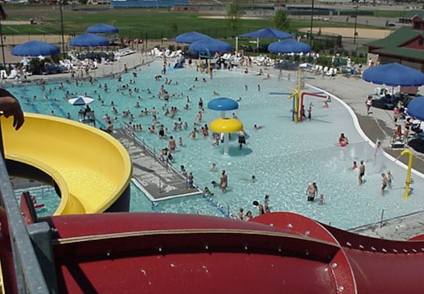 Waterslide at the Apple Valley Aquatic Center.