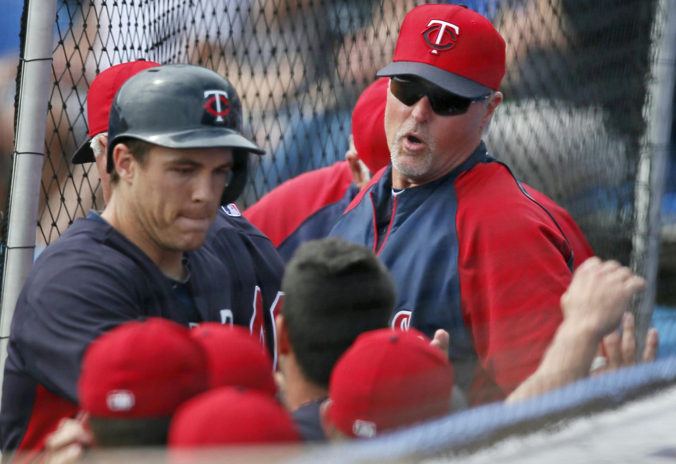 File photo of Twins hitting coach Tom Brunansky during the Twins and Blue Jays spring game .] JERRY HOLT &#x2022; jerry.holt@startribune.com