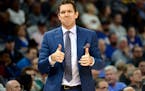 Sacramento Kings head coach Luke Walton gestures from the sideline in the first half of an NBA basketball game against the Memphis Grizzlies, Saturday