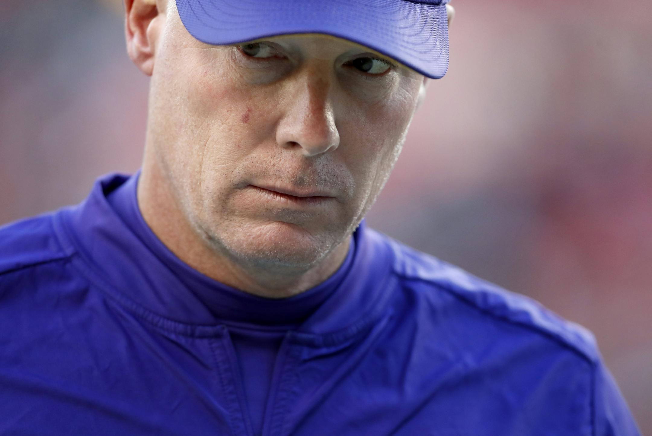 Minnesota Vikings interim offensive coordinator Pat Shurmur.