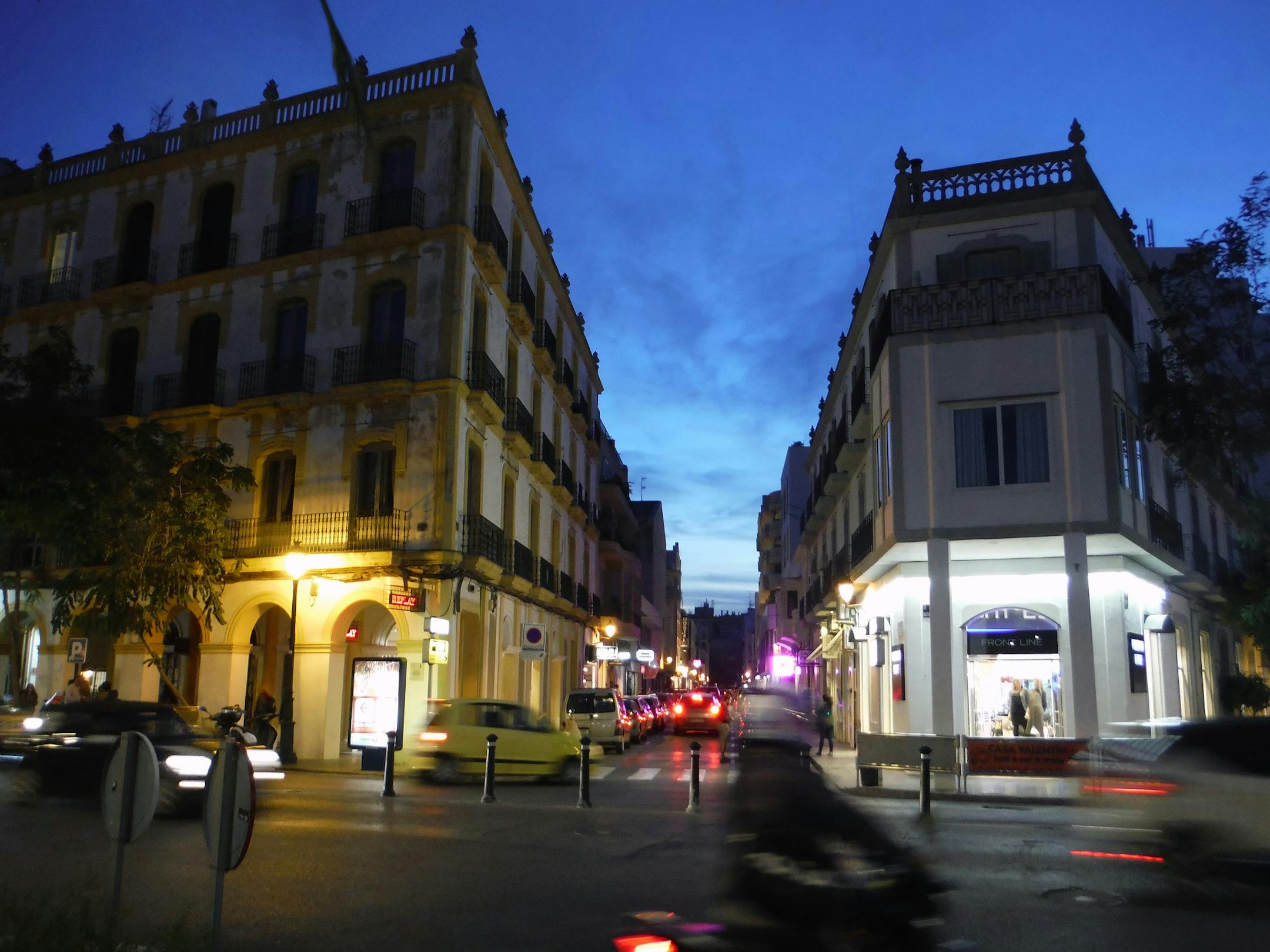 Downtown Ibiza City at dusk. (Josh Noel/Chicago Tribune/TNS)
