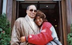 Whitney Houston and her father, John, in "Whitney."