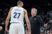 Against San Antonio on Saturday, and for several days before then, coach Chris Finch, center Rudy Gobert and the rest of the Wolves raised way too man